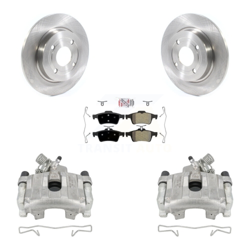 Disques d'étrier de frein arrière et plaquettes semi-métalliques pour Ford EcoSport 2018-2022 à TI KC8-100682N