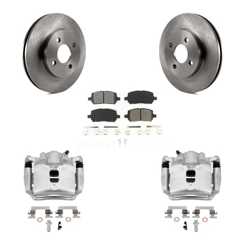 Ensemble de plaquettes semi-métalliques pour disques d'étrier de frein avant pour Saturn Ion Chevrolet Cobalt Pontiac KC8-100239S