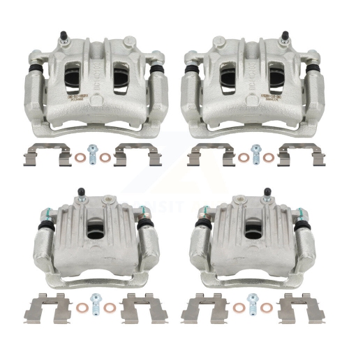 Front Rear Brake Caliper Left Right Kit For 2007-2009 Hyundai Santa Fe KBC-100487