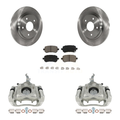 Ensemble de disques d'étrier de frein à disque arrière et plaquettes en céramique pour Dodge Journey KC8-100539C 2009-2011