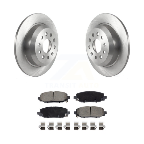 CMX  Rear Disc Brake Rotors And Ceramic Pads Kit for Jeep Wrangler K8C-103528