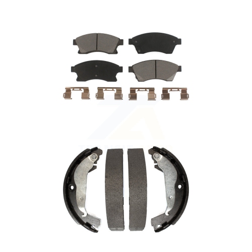 TRANSIT AUTO  Front Rear Ceramic Brake Pads And Drum Shoes Kit for Chevrolet Cruze Limited Kcn-100432