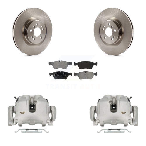 Front Disc Brake Caliper Rotors And Semi-Metallic Pads Kit For Mercedes-Benz ML350 R350 KC8-100321S