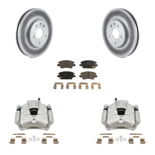 Ensemble de disque d'étrier de frein à disque avant et de plaquettes en céramique pour Cruze Bolt EV Volt KCG-100700T de Chevrolet