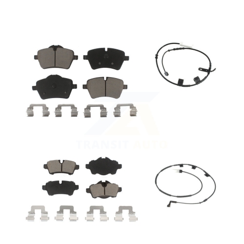 Plaquettes de frein à disque en céramique à l'avant et capteurs d'usure pour la MINI Cooper KCW-101296