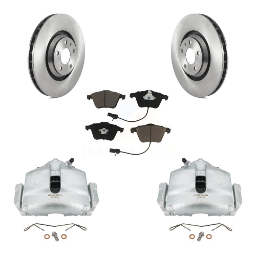 Front Disc Brake Caliper Rotors And Ceramic Pads Kit For Audi TT Quattro KC8-100064C