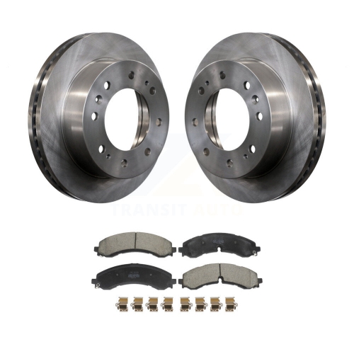 TRANSIT AUTO  Front Brake Rotor & Semi-Metallic Pad Kit for Gmc Chevrolet Sierra 2500 HD Silverado 3500 K8F-104047