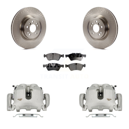 Ensemble de disques d'étrier de frein à disque avant et plaquettes en céramique pour Mercedes-Benz ML350 R350 KC8-100714T