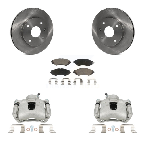 CMX  Front Disc Brake Caliper Rotor & Ceramic Pad Kit for Chevrolet Optra Suzuki Forenza Reno Kc8-100192C
