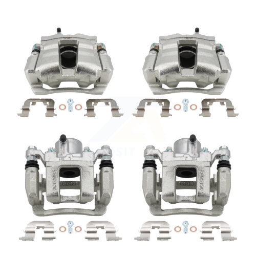 CMX  Front Rear Brake Caliper Left Right (Driver Passenger) Kit for Hyundai Sonata Kia Optima Kbc-100573