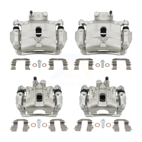 Front Rear Brake Caliper Left Right Kit For 2015 Hyundai Sonata 2.4L/2.0L with GAS engine KBC-100520