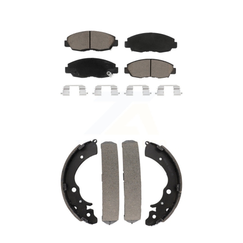 TRANSIT AUTO  Front Rear Ceramic Brake Pads And Drum Shoes Kit for Honda Accord Kcn-100484