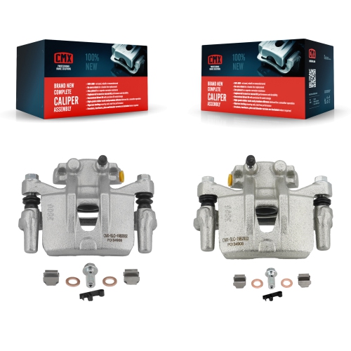 CMX  Rear Disc Brake Caliper Left Right Side (Driver Passenger) Kit for Mitsubishi Endeavor Kbc-100397