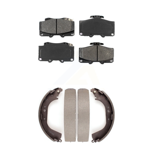TRANSIT AUTO  Front Rear Semi-Metallic Brake Pads And Drum Shoes Kit for Toyota 4Runner Pickup Tacoma Ksn-100082