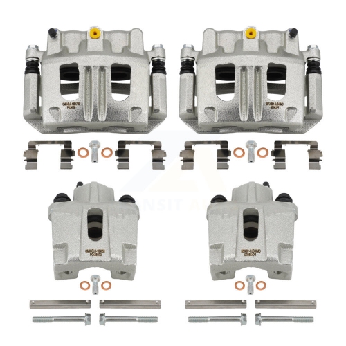 CMX  Front Rear Brake Caliper Left Right Side (Driver Passenger) Kit for 2010-2011 Ford Ranger Kbc-100063