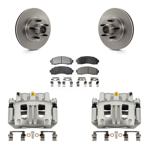 TRANSIT AUTO  Front Brake Caliper Rotors Semi-Metallic Pad Kit for Ford Ranger Mazda B3000 B2300 B4000 Kc8-100736P