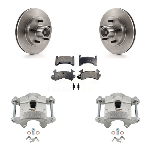TRANSIT AUTO  Front Brake Caliper Rotor Semi-Metallic Pad Kit for Chevrolet Camaro Pontiac Firebird El Kc8-100746P
