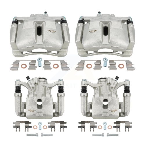 CMX  Front Rear Disc Brake Caliper Left Right Side (Driver Passenger) Kit for Mazda Cx-5 Kbc-100562