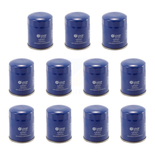LOOP  Engine Oil Filter (11 Pack) for Honda Civic Cr-V Subaru Acura Mitsubishi Accord Nissan Tl Klo-100139