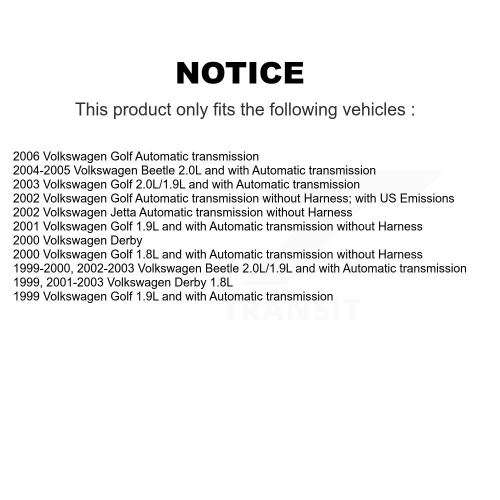 SEN-2VSS0024 For Volkswagen Golf Beetle Jetta Derby