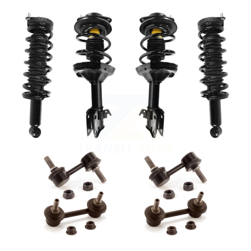 Front Rear Complete suspension Strut & TOR sway Bar Link Kit For Subaru Legacy KSS-107812