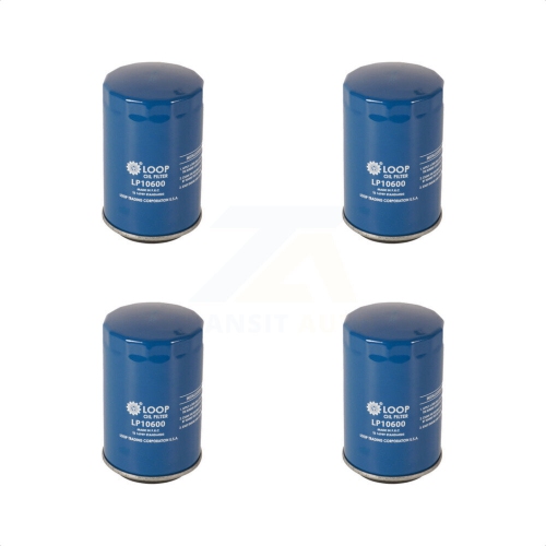 LOOP  Engine Oil Filter (4 Pack) for Volkswagen Audi Jetta Tiguan Q5 A4 Quattro Q3 Gti A5 Cc A3 Klo-100056