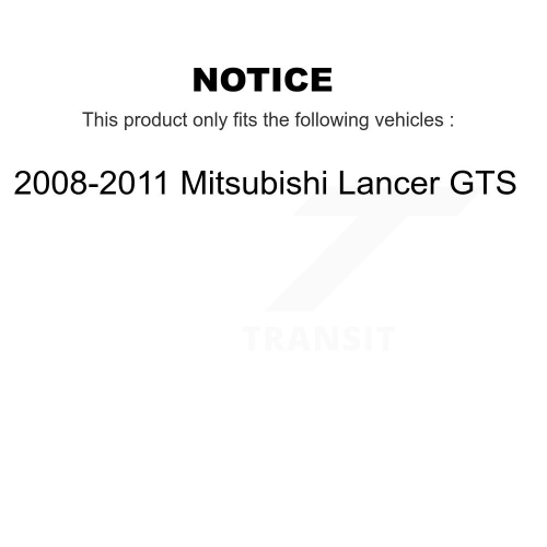 Front Left Shock Assembly TOR Link Kit For Mitsubishi Lancer GTS with Naturally Aspirated KSS-104651