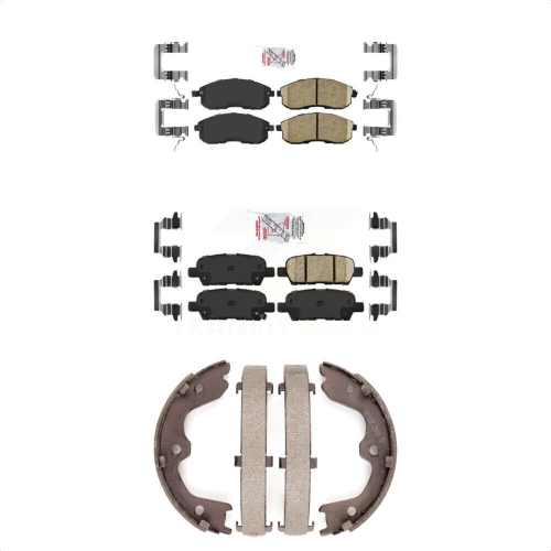 TRANSIT AUTO  Front Rear Ceramic Disc Brake Pads Kit for Nissan Altima Knn-101062