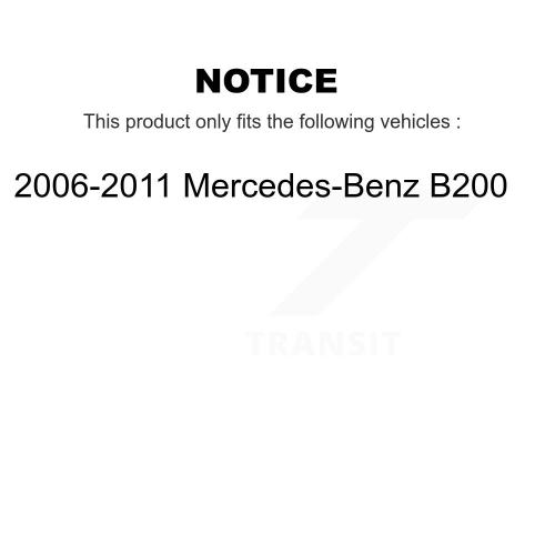 Paire de joints à rotule inférieurs de suspension avant pour Mercedes-Benz B200 KTR-101172 2006-2011