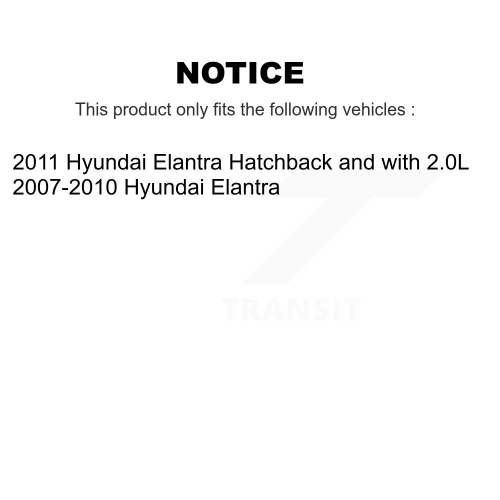 Front Strut And TOR Link Kit For Hyundai Elantra KSS-106020