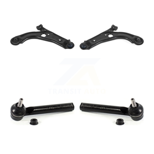 Front Suspension Control Arm Assembly & Tie Rod End Kit For Fiat 500 Naturally Aspirated KTR-103124