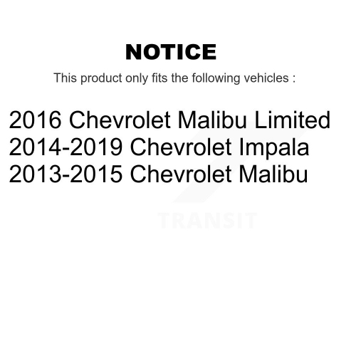 Rear Shock And TOR Link Kit For Chevrolet Malibu Impala Limited KSS-107412