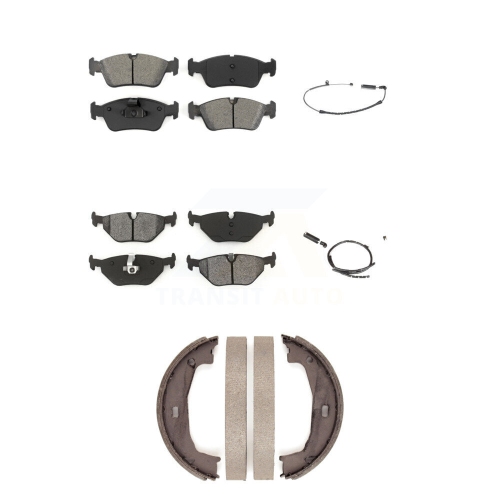 SIM  Front Rear Ceramic Disc Brake Pads And Wear Sensors Kit (5PC) for Bmw Z4 Ksw-100223