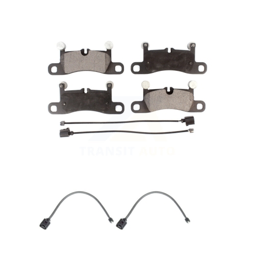 TEC  Rear Ceramic Disc Brake Pads And Extra Wear Sensors Kit for Porsche Cayenne With Harness Ktw-101282