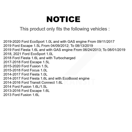 Engine Crankshaft Position Sensor SEN-2CRK0390 For Ford Escape Fusion Focus Fiesta EcoSport Transit