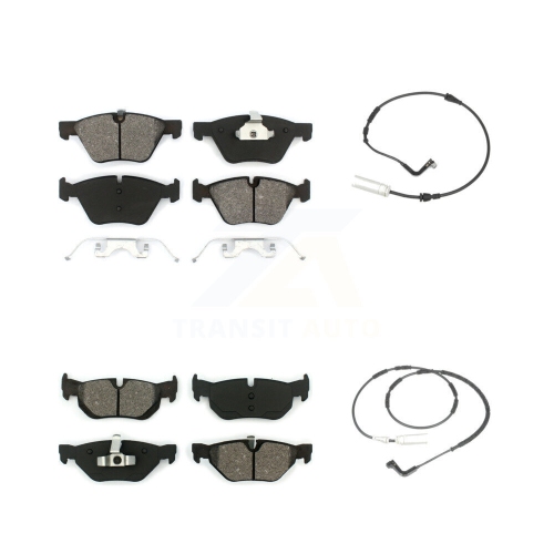 SIM  Front Rear Ceramic Disc Brake Pads And Wear Sensors Kit for Bmw 128I 328I 323I 325I Ksw-100038