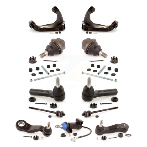 Front Control Arms Lower Ball Joints Tie Rods Link Sway Bar Kit For GMC Sierra HD KTR-103410
