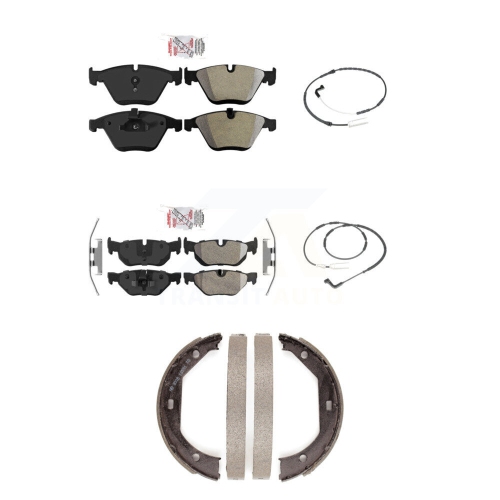Image 1 de 8.. Plaquettes de frein à disque en céramique avant arrière et capteurs d'usure pour BMW 328i xDrive KNW-100456