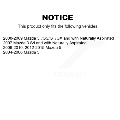 Support de jambe de force arrière et de liaison de rotor pour Mazda 3 5 KSS-107406