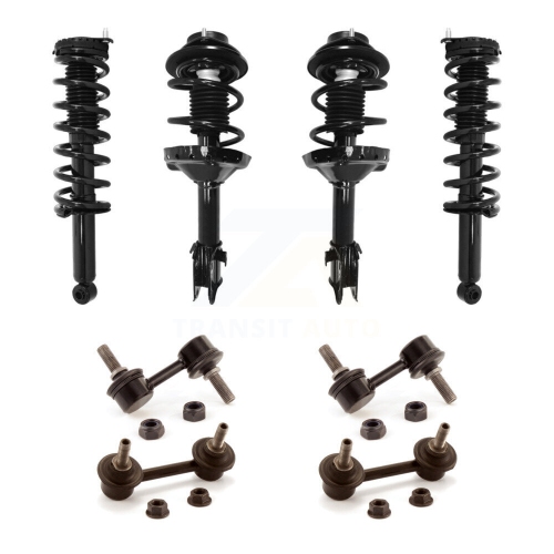 Image 1 de 2.. Ensemble de bras de jambe de force et de barre stabilisatrice avant arrière complète pour Subaru Outback KSS-107816