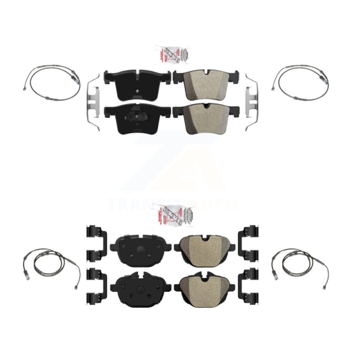 Image 1 de 8.. Plaquettes de frein à disque en céramique avant arrière et capteurs d'usure pour BMW X3 X4 KNW-100288