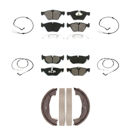 SIM  Front Rear Semi-Metallic Disc Brake Pad Wear Sensor Kit (7PC) for Bmw 128I 328I 323I 325I Ksw-100258