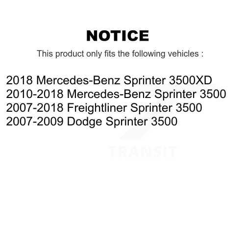 Rear Left Disc Brake Caliper SLC-18B5064 For Sprinter 3500 Mercedes-Benz Dodge Freightliner 3500XD