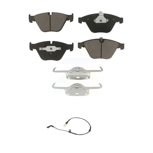 Front Ceramic Disc Brake Pad Wear Sensor Kit For BMW 530i 528i xDrive 525i 535i 550i 545i KCW-100555