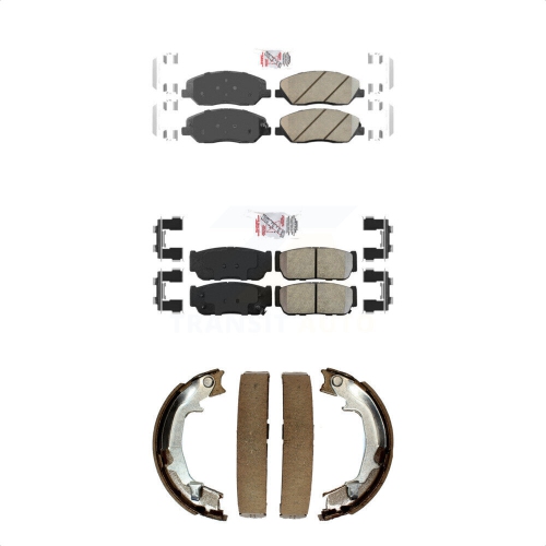 Ensemble de plaquettes de frein à disque semi-métalliques à l'arrière en céramique pour Hyundai Entourage Kia Sedona KNN-100840