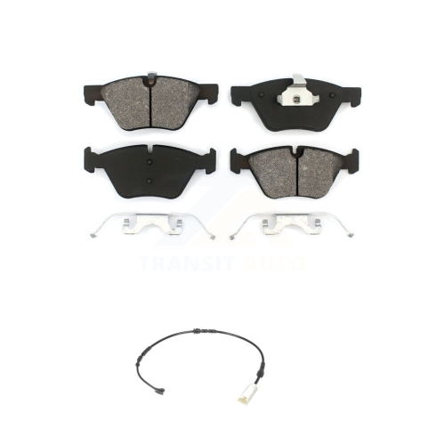 Ensemble de plaquettes de frein à disque semi-métalliques et capteurs d'usure pour la BMW 128i 3,0&nbsp;L KSW-100338