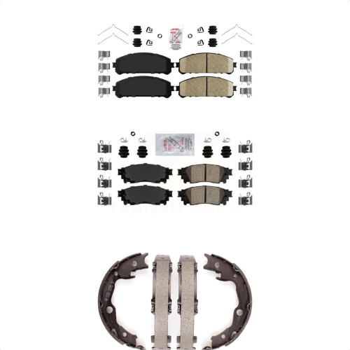 TRANSIT AUTO  Front Rear Ceramic Disc Brake Pads Kit for Toyota Camry Trd Knn-100508