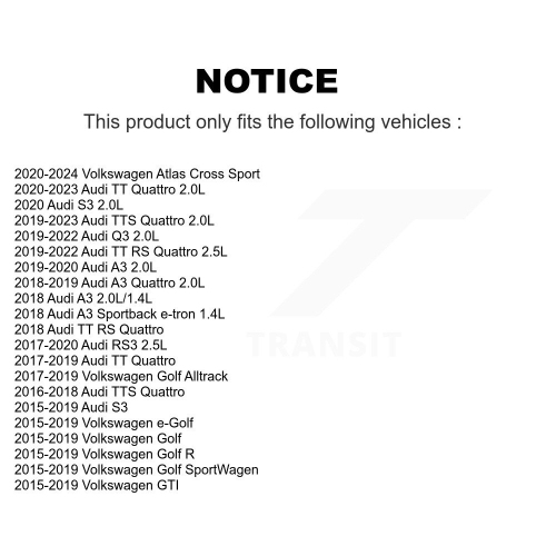 HVAC Blower Motor Resistor SEN-2BMR0320 For Volkswagen Golf Audi SportWagen Q3 Atlas Cross Sport GTI