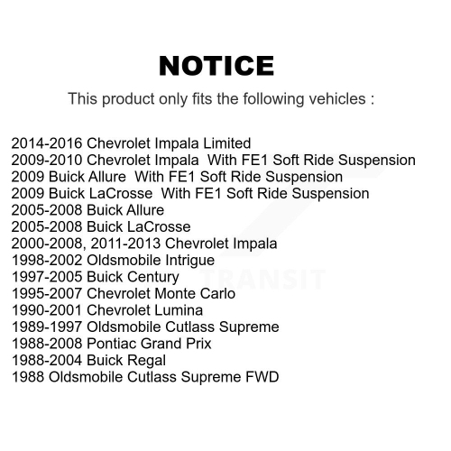 Rear Suspension Trailing Arm TOR-CK6402 For Chevrolet Impala Buick Pontiac Grand Prix LaCrosse Monte