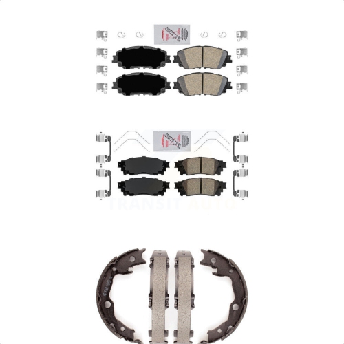 Ensemble de plaquettes de frein à disque en céramique avant arrière pour Toyota RAV4 Camry KNN-100507